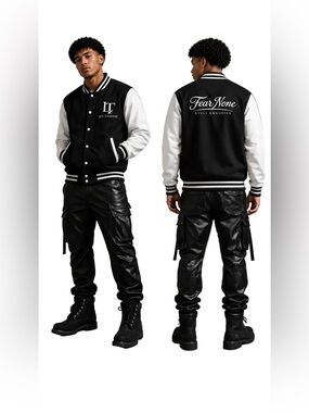 Fear None® Heavyweight Heritage Letterman Jacket